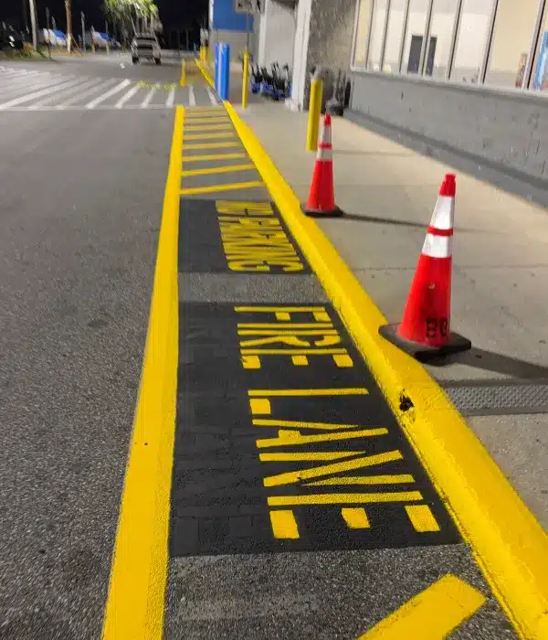 Fire Lane Striping company near me in Kissimmee FL (1)
